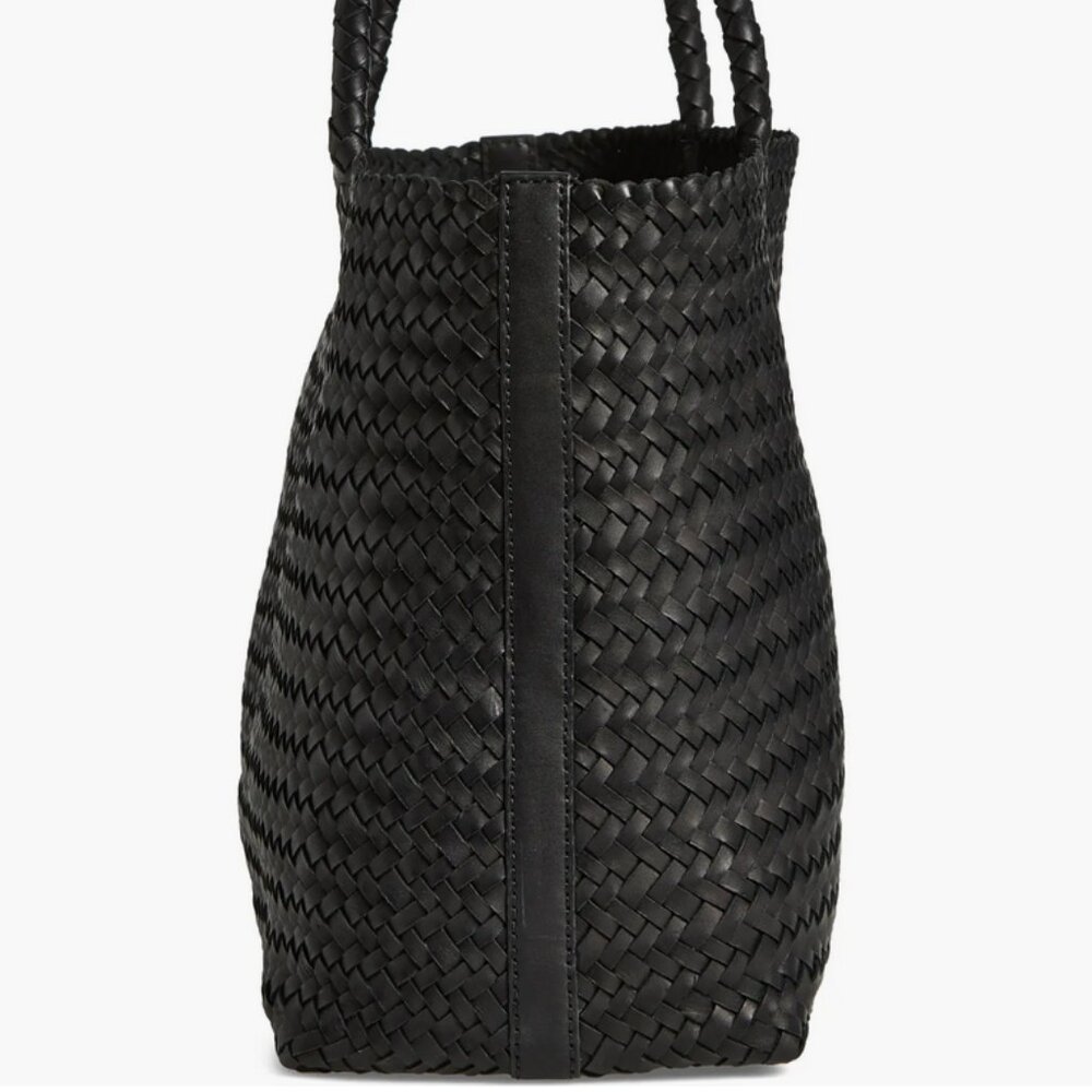 Madewell Black Woven Tote Bag - Picture 4 of 11